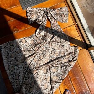 Snake skin two piece set